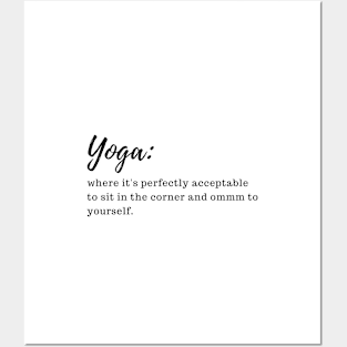 yoga relateable Posters and Art